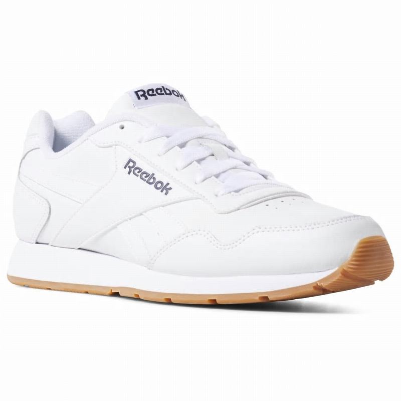 Reebok Royal Glide Tenisky Panske - Biele/Námornícka Modrá FH3804LY